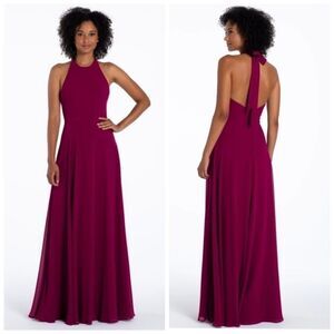 Hayley Paige Occasions Style 52105 Bridesmaid Long Gown/Dress Size 12